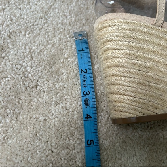 Sun + Stone trinnie Woman Strappy Macrame Wedge Espadrille Sandal beige size 8.5 - Picture 7 of 7